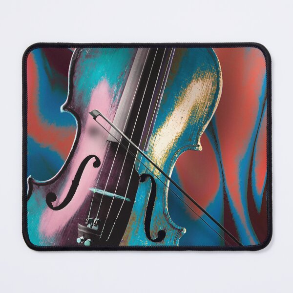 Item preview, Sonic Depths Abstract Violin Music Poster designed and sold by AXENT Designs.