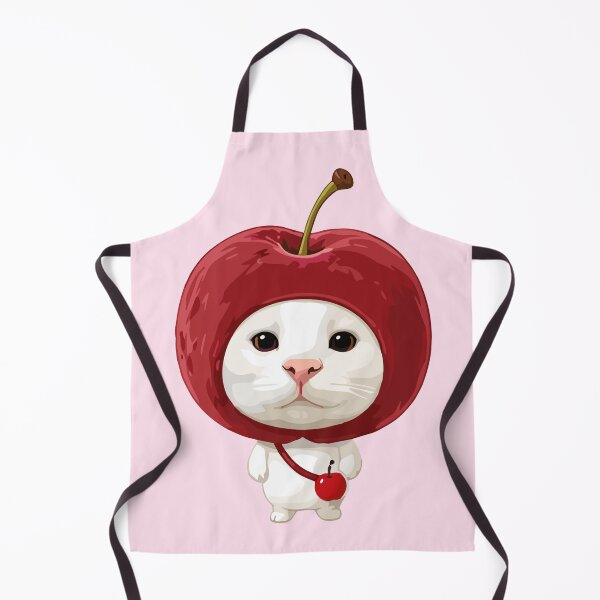 Item preview, Cute Cherry Cat - Funny Fruit Feline Costume Art designed and sold by arfindo-indra.