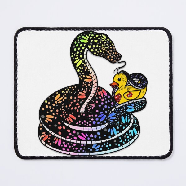 Item preview, Rubber Ducky Snake without background designed and sold by A-Bee-444.
