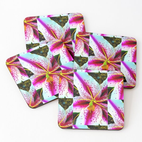 Item preview, Pink and White Oriental Lily designed and sold by KaleidoscopeMeg.