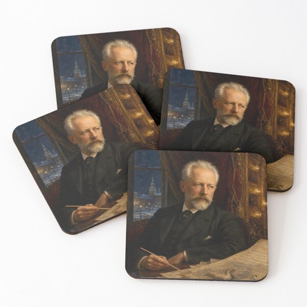 Item preview, Russian Romantic: Tchaikovsky Vintage Oil Painting - Ballet & Symphony Master designed and sold by DoReMiStudio.