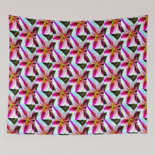 Item preview, Pink and White Oriental Lily designed and sold by KaleidoscopeMeg.