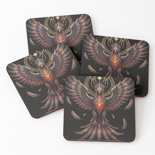 Item preview, Infernal Phoenix Guardian | Celestial Forged Firebird designed and sold by Origamoart.