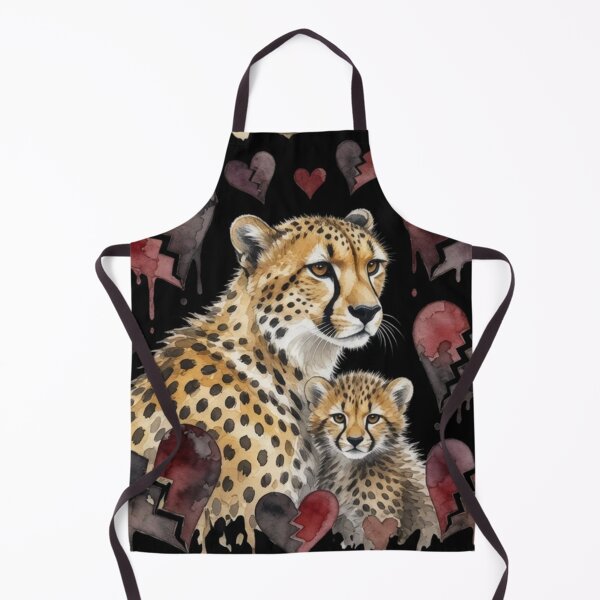 Item preview, Save Us Cheetah Family Endangered Wildlife Conservation Art Print designed and sold by Pioneer Spirit Market.