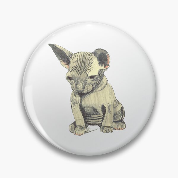 Item preview, Sulcus the Sphynx Kitten designed and sold by ammonitesoul.