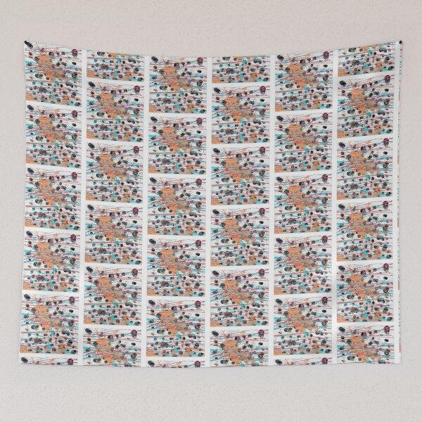 Item preview, Button Field Pastel Paint Drizzle Art designed and sold by THE SPLATTERED HAUS BY SAGE BANKS.