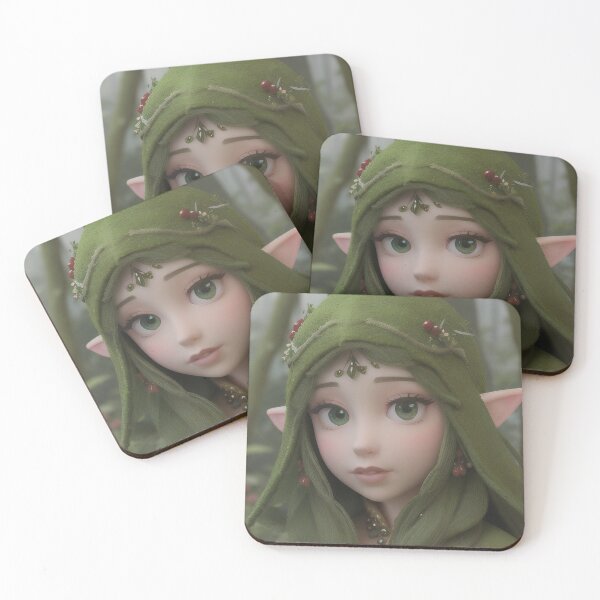 Item preview, Enchanted Forest Elf Portrait designed and sold by MoonGlyphSilence.