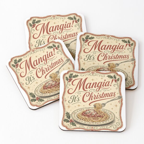 Item preview, Mangia It's Christmas Vintage Italian Christmas Pasta designed and sold by BoosterShop.