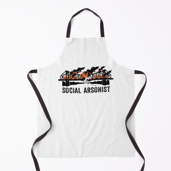 Item preview, Social arsonist burning bridge designed and sold by unionpride.