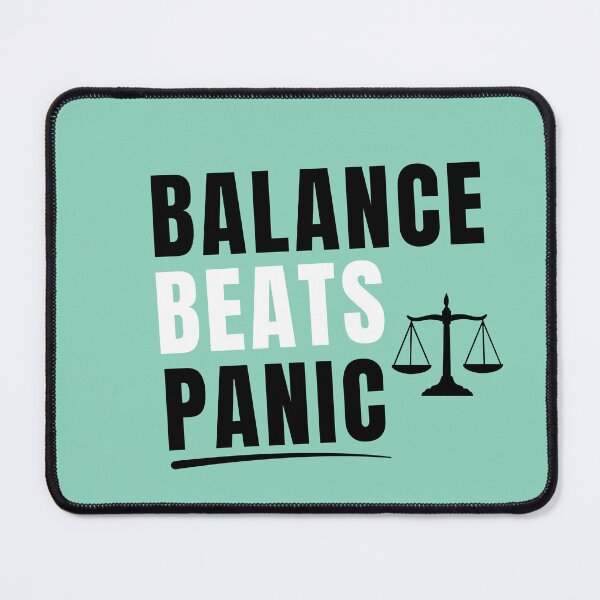 Item preview, Balance Beats Panic | Finance Professional Typography Tee | Calm Under Pressure Accountant Shirt designed and sold by FCA SIR MERCH .
