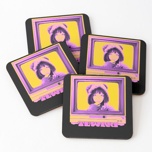 Item preview, Pink Yellow Television Singer designed and sold by DreamArt-Jar.