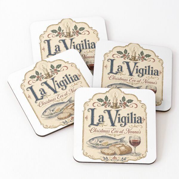 Item preview, La Vigilia Christmas Eve at Nonna's Vintage Christmas Eve Menu designed and sold by BoosterShop.
