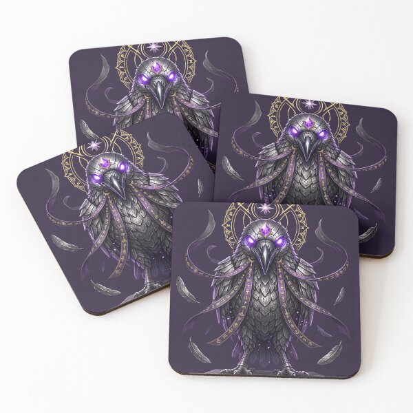 Item preview, Mystic Raven Oath Keeper | Arcane Temple Guardian designed and sold by Origamoart.