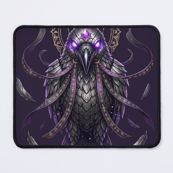 Item preview, Mystic Raven Oath Keeper | Arcane Temple Guardian designed and sold by Origamoart.