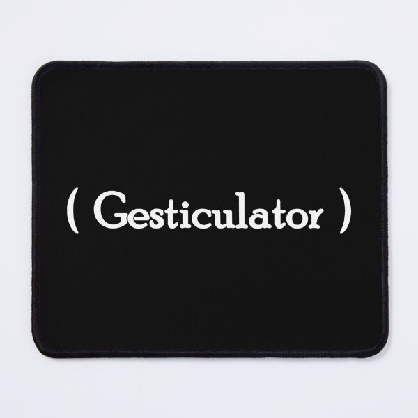 Item preview, Iconic Label - "Gesticulator" White Lettering designed and sold by cousinbessie.