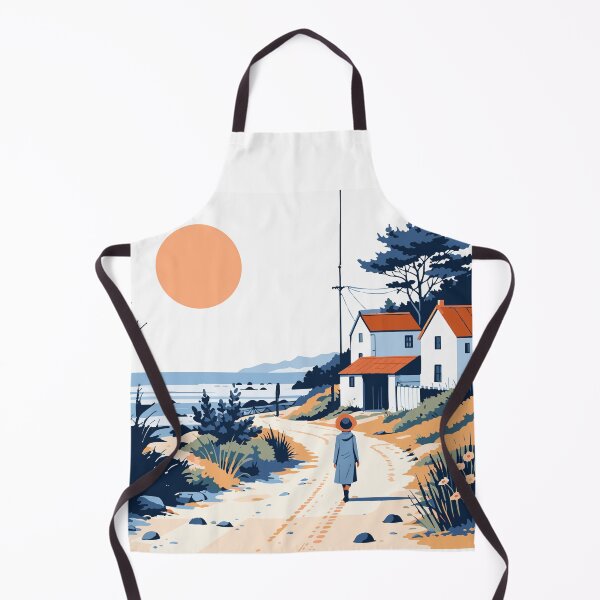 Item preview, Soft Aesthetic Coastal Walk – Sunset Path designed and sold by zoliartdesign.