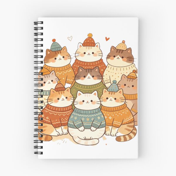 Item preview, Cute Winter Cats in Sweaters designed and sold by MyCalmDraw.