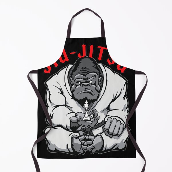 Item preview, Jiu-Jitsu Gorilla Strategic Chess Master designed and sold by ALYGADesign.