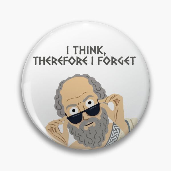 Item preview, I Think Therefore I Forget designed and sold by Gkinoki.