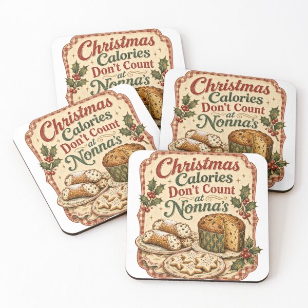 Item preview, Christmas Calories Dont Count at Nonna's Funny Vintage Design designed and sold by BoosterShop.