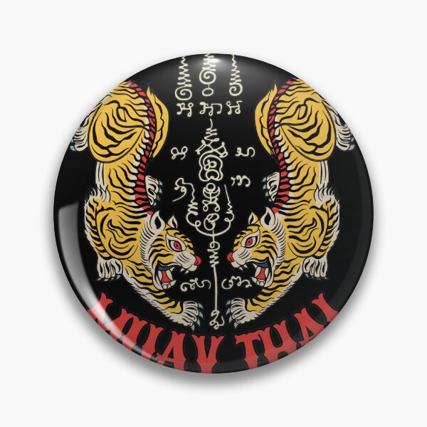 Item preview, Traditional Muay Thai Sak Yant Twin Tigers designed and sold by ALYGADesign.