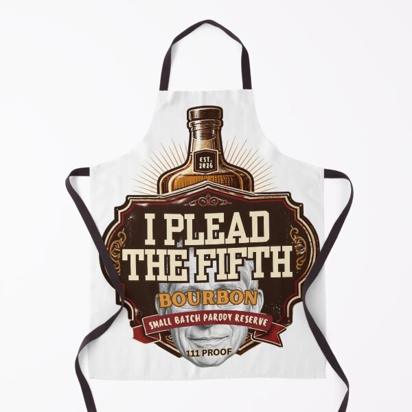 Item preview, I Plead The Fifth Fauci Bourbon Parody designed and sold by DesignsForThee.