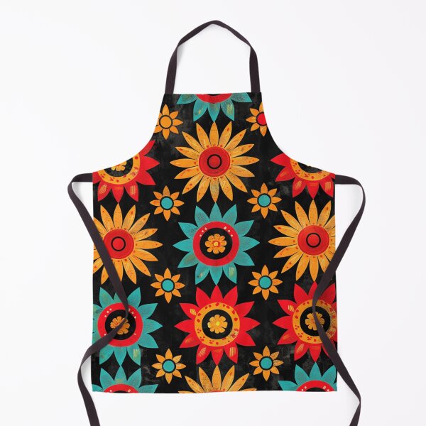 Item preview, Mexican-Style Blue, Yellow, And Red Floral Design designed and sold by DEC02.