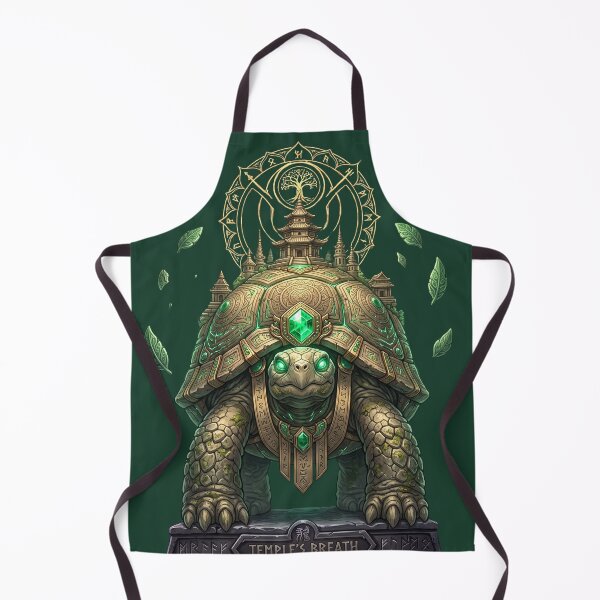Item preview, Temple Guardian Tortoise | Ancient Emerald Sanctuary Protector designed and sold by Origamoart.