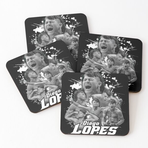 Item preview, Diego Lopes MMA Fighter Vintage Collage designed and sold by ALYGADesign.