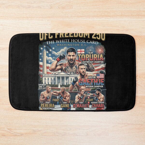 Item preview, UFC Freedom 250 White House Card MMA Poster designed and sold by ALYGADesign.