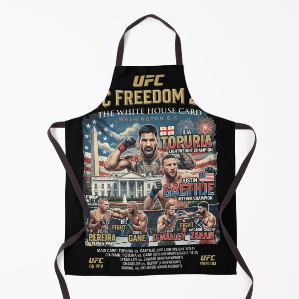 Item preview, UFC Freedom 250 White House Card MMA Poster designed and sold by ALYGADesign.