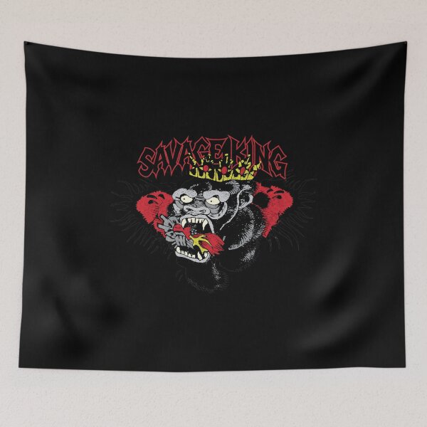 Item preview, King Gorilla Eating Heart Tattoo  designed and sold by ALYGADesign.
