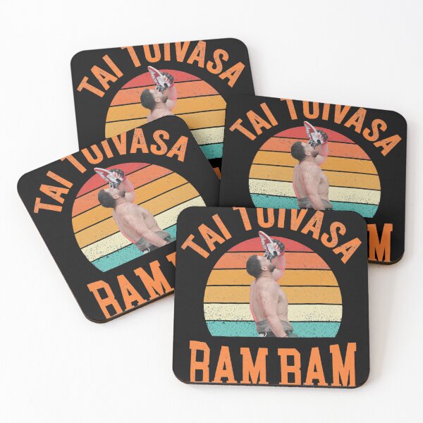 Item preview, Tai Tuivasa Bam Bam Shoey Retro Sunset designed and sold by TypoEmporium.