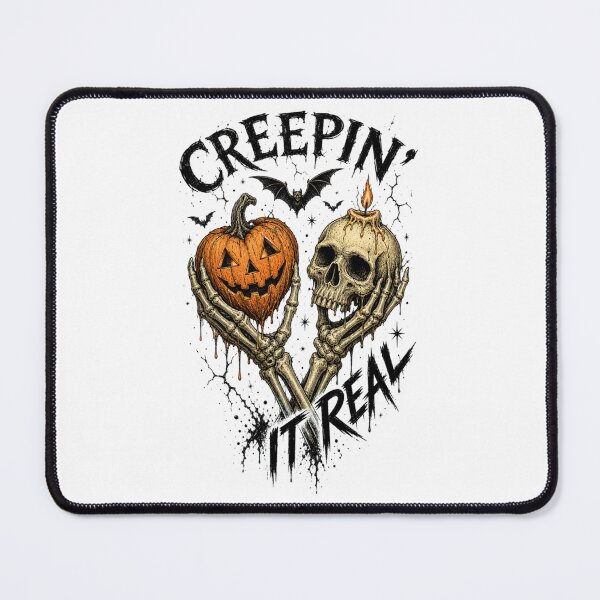 Item preview, Creepin Hexy Skeleton Pumpkin Halloween Vintage Gothic Spooky Art designed and sold by kiralynstration.