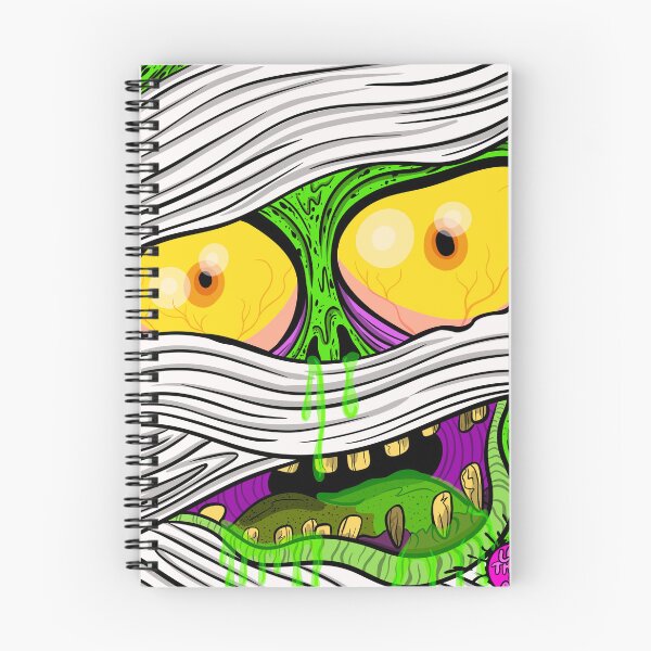 Item preview, Peekaboo Mummy Zombie | Creepy Halloween Monster Illustration designed and sold by Let There Be Art Studio.