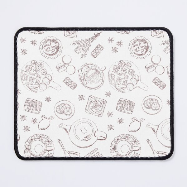 Item preview, Tea Party Seamless Pattern Sketch designed and sold by nurabear.
