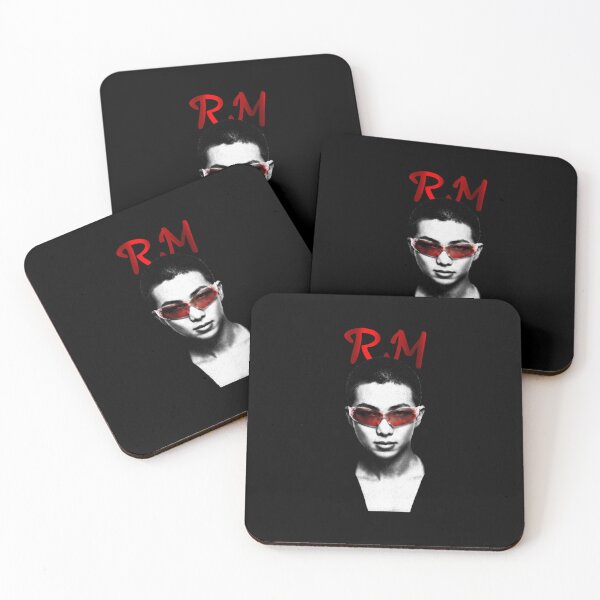 Item preview, Funny BTS RM Buzz Cut Red Sunglasses Matrix Meme designed and sold by NeviProski.