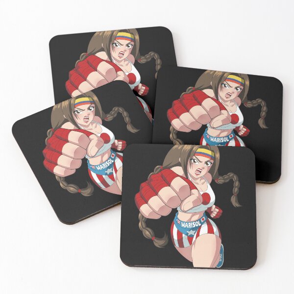 Item preview, Marisol Anime Fighter Punch Art designed and sold by TypoEmporium.