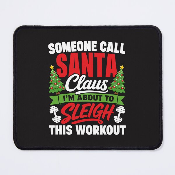 Item preview, Funny Christmas Workout Someone Call Santa Claus Sleigh Gym Vintage designed and sold by kiralynstration.