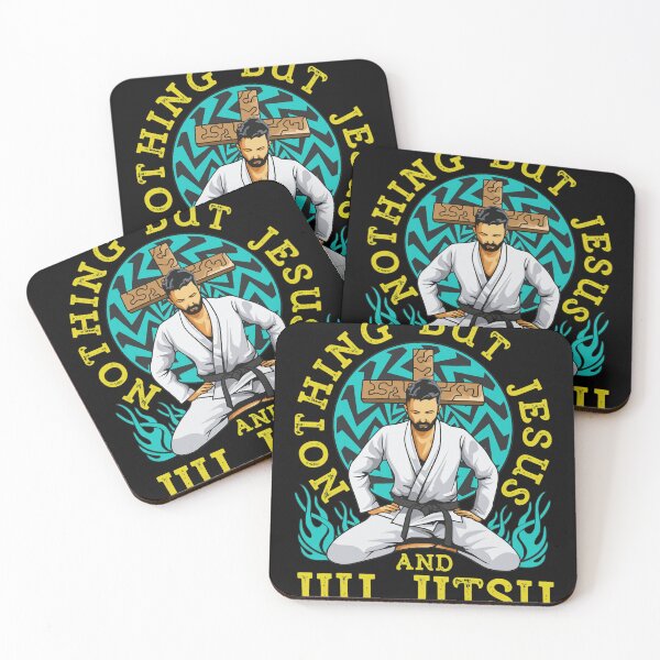 Item preview, Jesus and Jiu Jitsu Martial Arts Cross designed and sold by TypoEmporium.