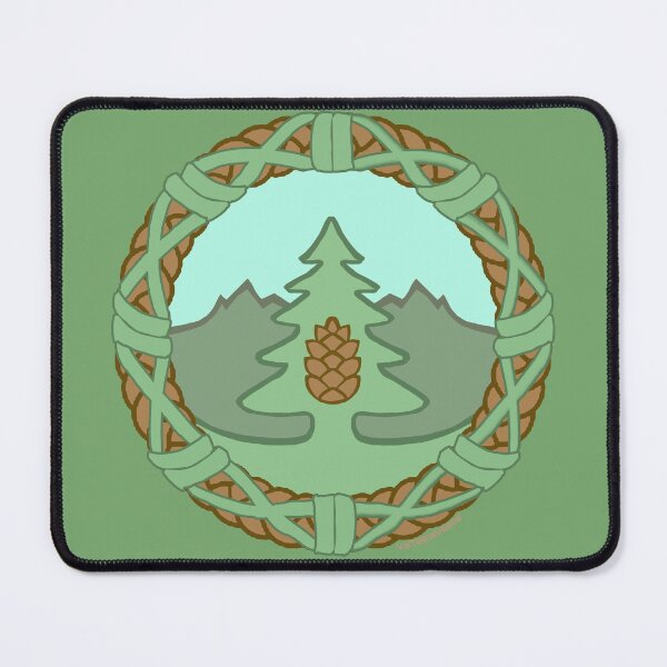 Item preview, Mountain Pine Woven Emblem designed and sold by ViktorinVerde.