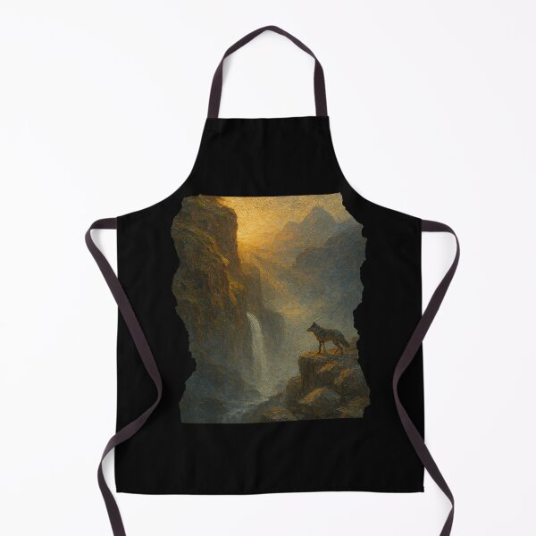 Item preview, Lone Wolf in Misty Canyon designed and sold by Oriven.
