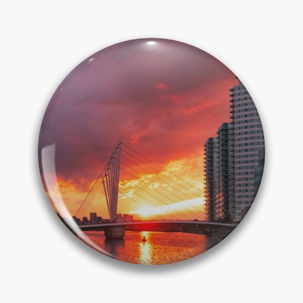 Item preview, Summer Solstice Sunset over the quays designed and sold by Shutterbird Robyn Joyce Photography.