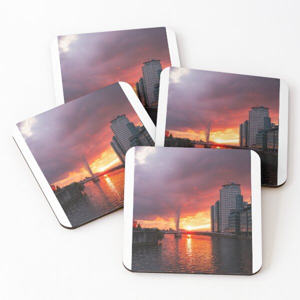 Item preview, Summer Solstice Sunset over the quays designed and sold by Shutterbird Robyn Joyce Photography.