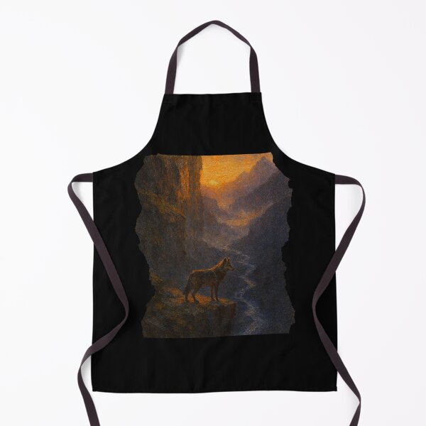 Item preview, Solitary Wolf at Golden Canyon designed and sold by Oriven.