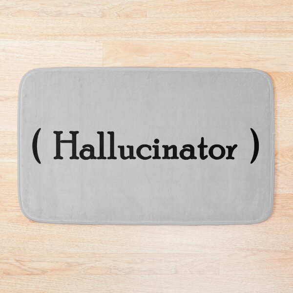 Item preview, Iconic Label - "Hallucinator" Black Lettering designed and sold by cousinbessie.