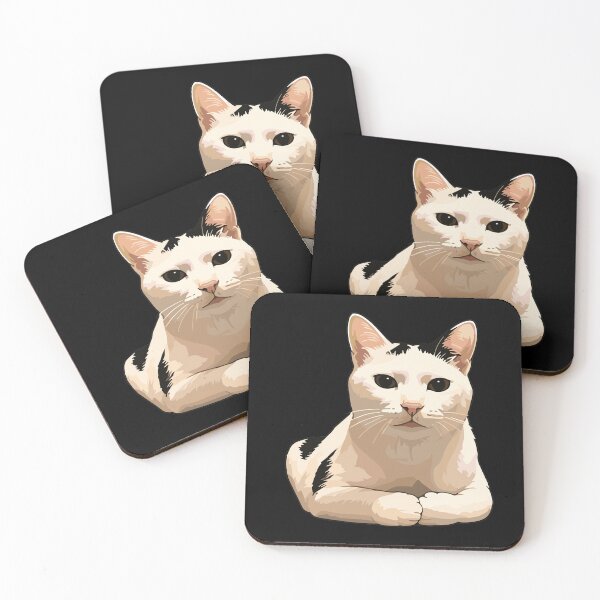 Item preview, Polite Cat - Cute White and Black Feline Sitting Neatly Art designed and sold by arfindo-indra.