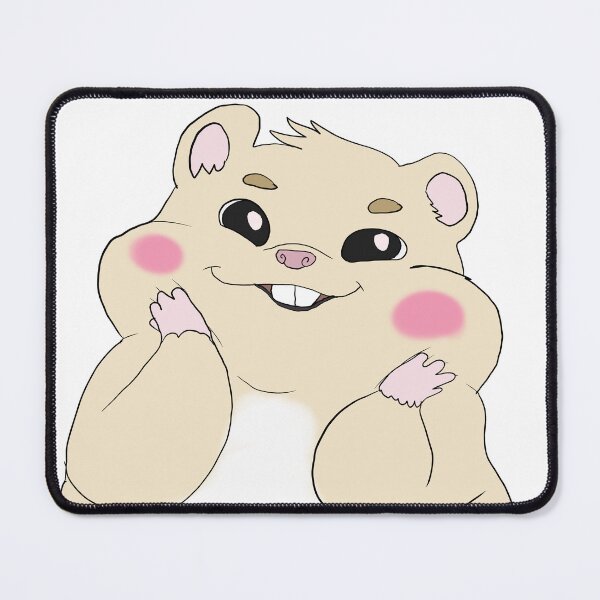Item preview, Cute Dwarf Hamster Squishing Cheeks designed and sold by WilesNailsPower.