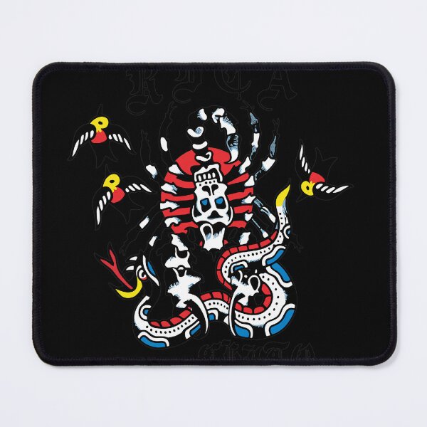 Item preview, Traditional Tattoo Scorpion Skeleton Snake Art designed and sold by WhimsyWephy.