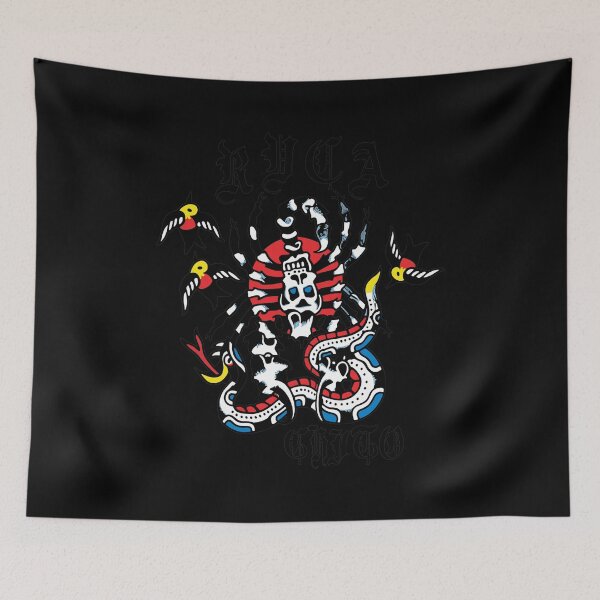 Item preview, Traditional Tattoo Scorpion Skeleton Snake Art designed and sold by WhimsyWephy.
